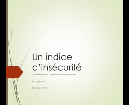 Indice d''insécurité