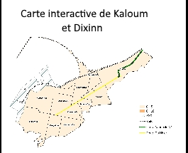 Carte interactive de la sécurité à Kaloum et Dixinn en Guinée